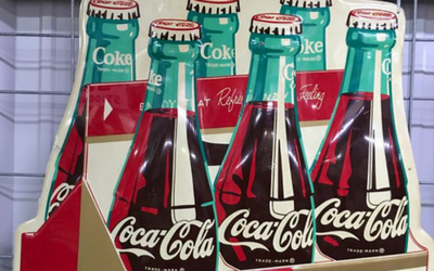 cocoa cola bottle sign 